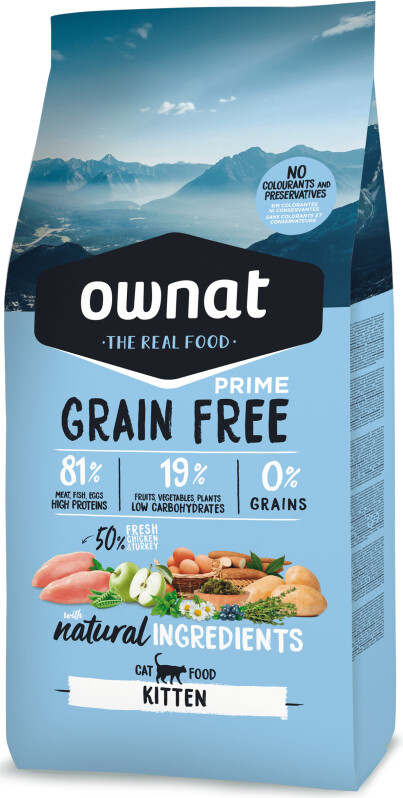 Ownat Grain Free Prime Kitten 3 kg