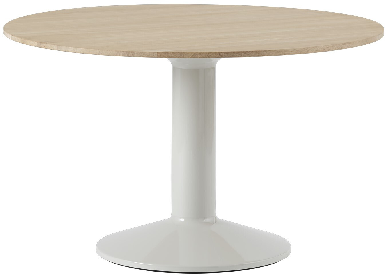 Muuto Midst table round Ø 120 cm Oak Oiled Grey (606)