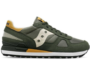 Saucony shadow tan and green top