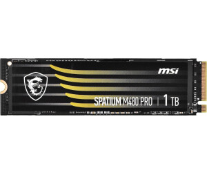 Disque SSD MSI Spatium M480 Pro 2To - NVMe M.2 Type 2280 à prix bas