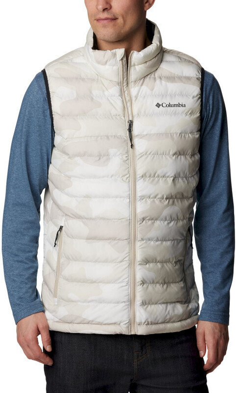 Columbia Powder Lite Vest dark stone mod camo print