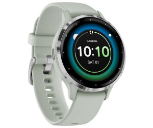 Buy Garmin Venu 3S Silver Sage Gray Silicone Band from 399.00 Today Best Deals on idealo