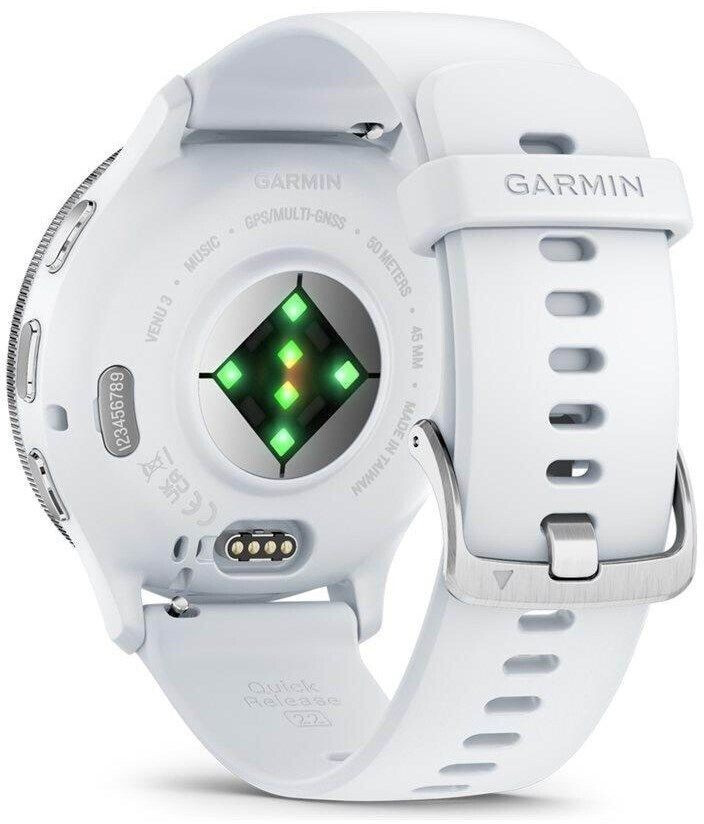 Garmin Venu 3 Silver Whitestone Silicone Band a 399 00 oggi Migliori prezzi e offerte su idealo