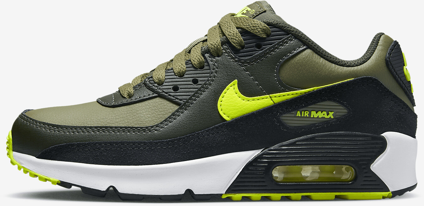 Lime green store air max kids