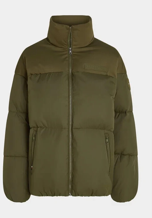Tommy Hilfiger Recycled Relaxed New York Puffer Jacket (WW0WW39748) army green