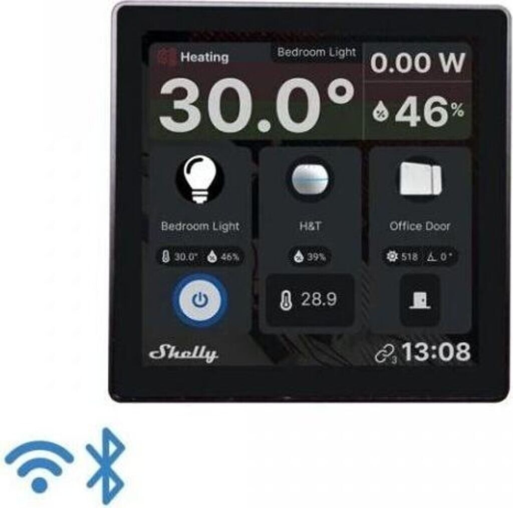 Shelly Wall Display Android Black