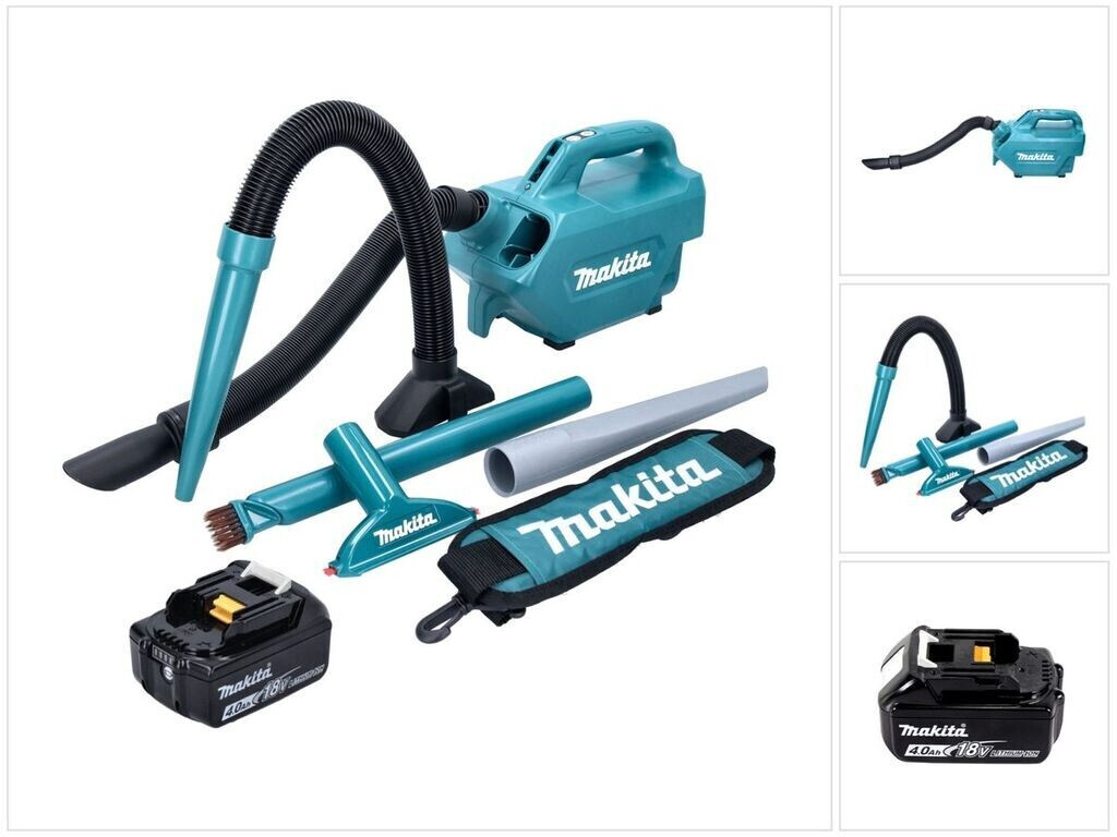 Makita DCL 184 M1 cordless vacuum cleaner 18 V 54 mbar 0.5 l + 1x battery 4.0 Ah - without charger