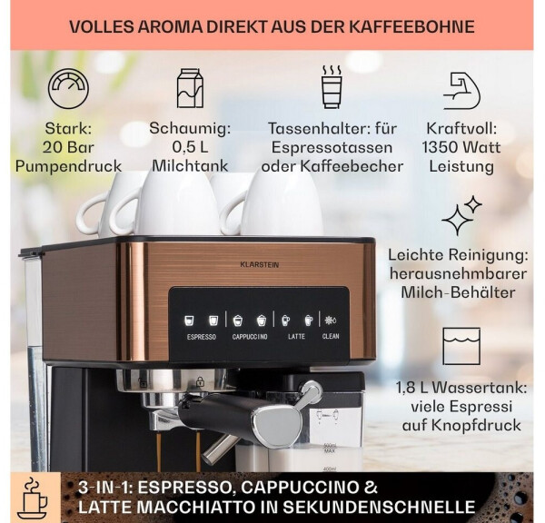 Klarstein Arabica Comfort Kupfer-Metallic, Bild 3