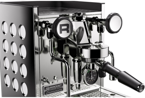 Rocket Espresso Appartamento TCA Chrom Weiss, Bild 5