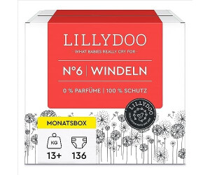 LILLYDOO Green Eco-Friendly Nappies, Size 6 (13-18 kg), Monthly Box (115 Nappies) (FSC Mix LILLYDOO Green Eco-Friendly Nappies, Size 6 (13-18 kg), Monthly Box (115 Nappies) (FSC Mix