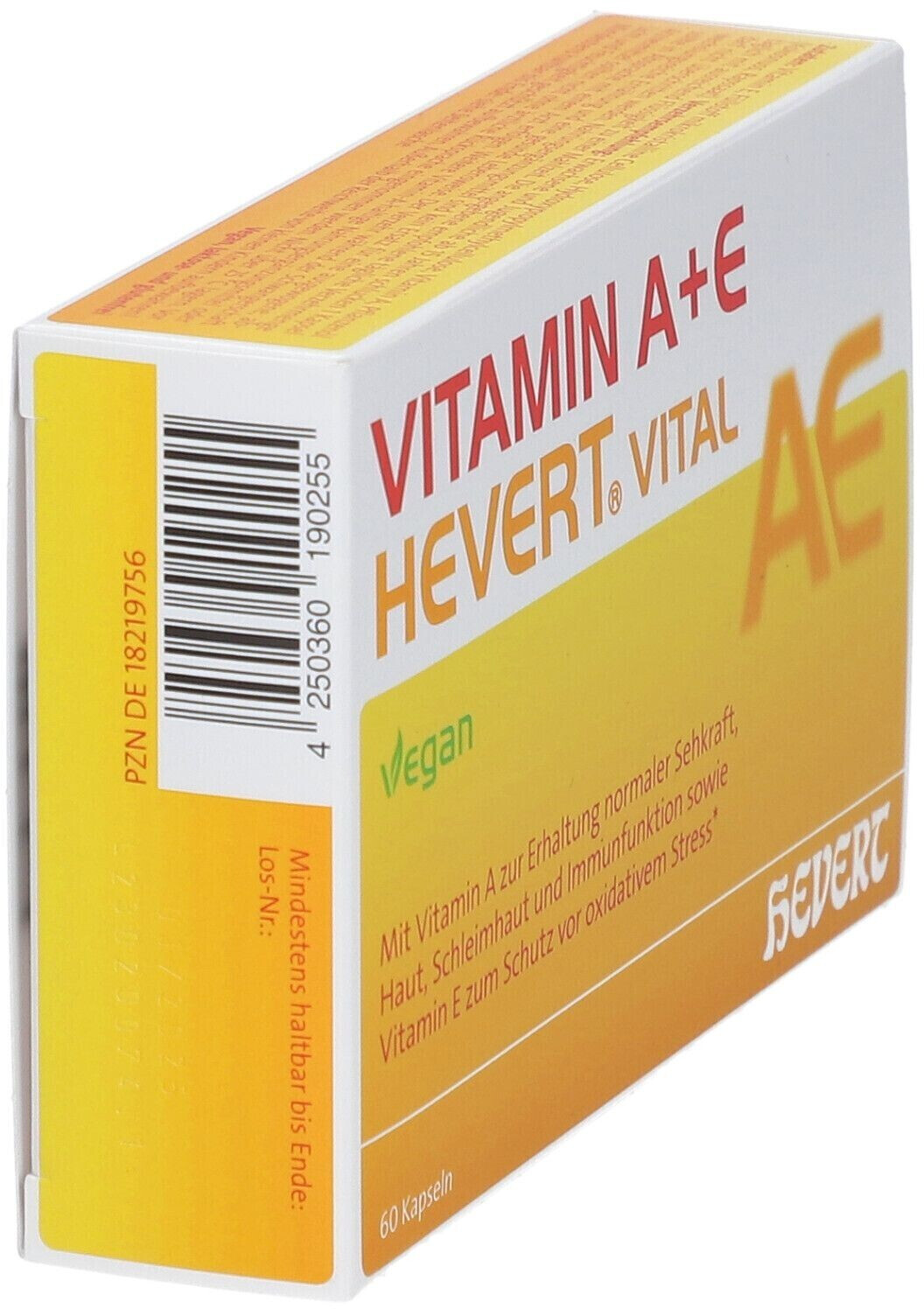 Hevert Vitamin A + E Hevert Vital Kapseln (60 Stk.) ab 10,39