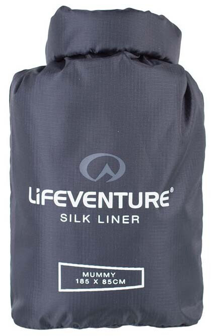 Lifeventure Silk Mummy Liner (LF65615) Gray 185 x 85 x 56 cm
