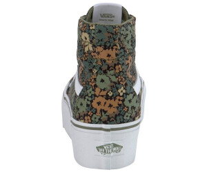 Vans checker floral sk8 hi outlet