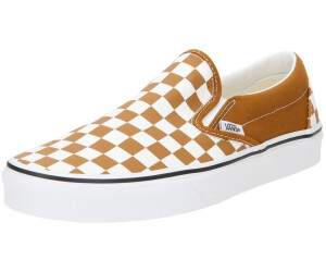 Tan slip on vans best sale
