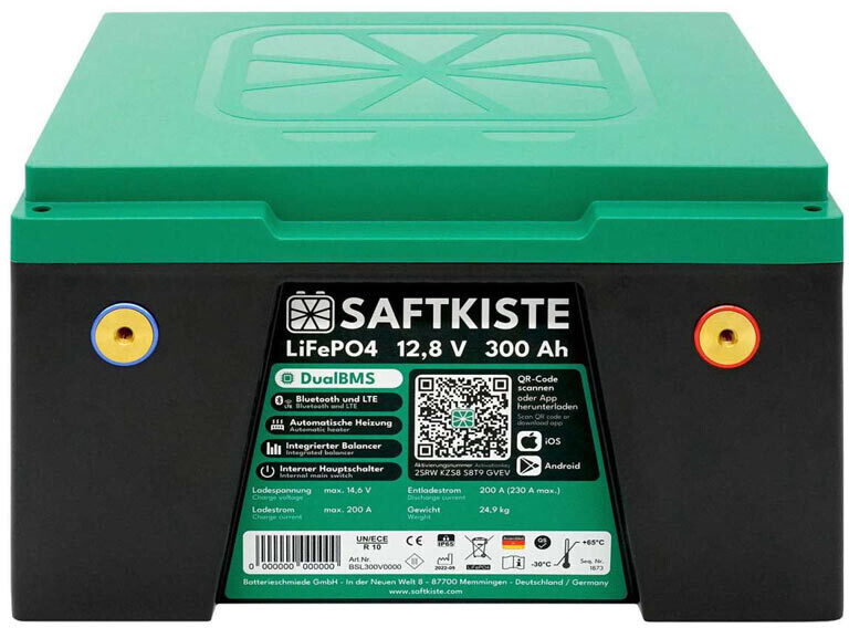 Batterieschmiede Saftkiste 300Ah LiFePO4 12V ab 2.519,00 €