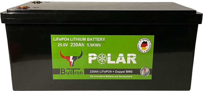 Bulltron Akku mit Smart BMS, Bluetooth und Heizung, LiFePo4 Batterie 12,8V  165Ah