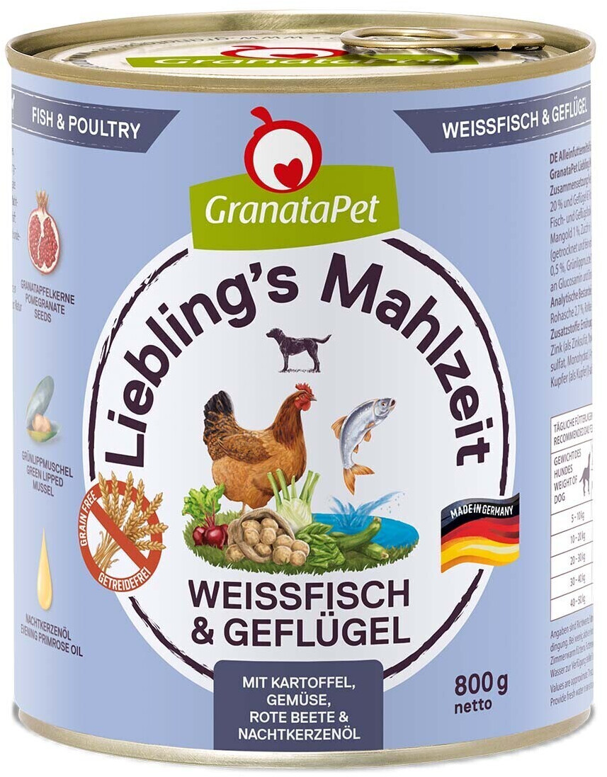 GranataPet Adult Whiting & Poultry Wet Dog Food