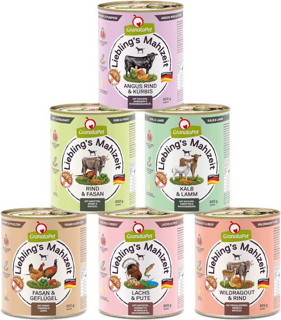 GranataPet Adult Multipack 2 Wet Dog Food 6x800g