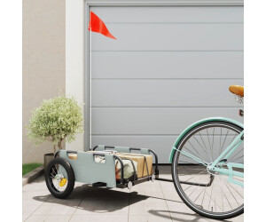 Buy vidaXL Bicycle trailer oxford tissue and iron from 61.99