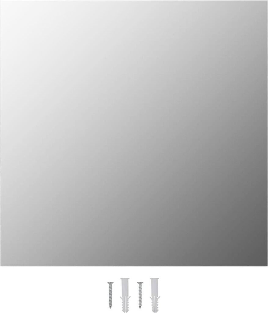 vidaXL Wall mirror 50x50 cm square glass