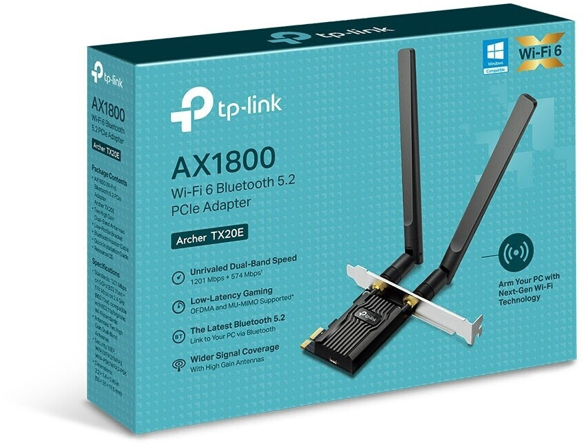 Carte Réseau PCIe WiFi/Bluetooth TP-Link Archer TX55E (AX3000