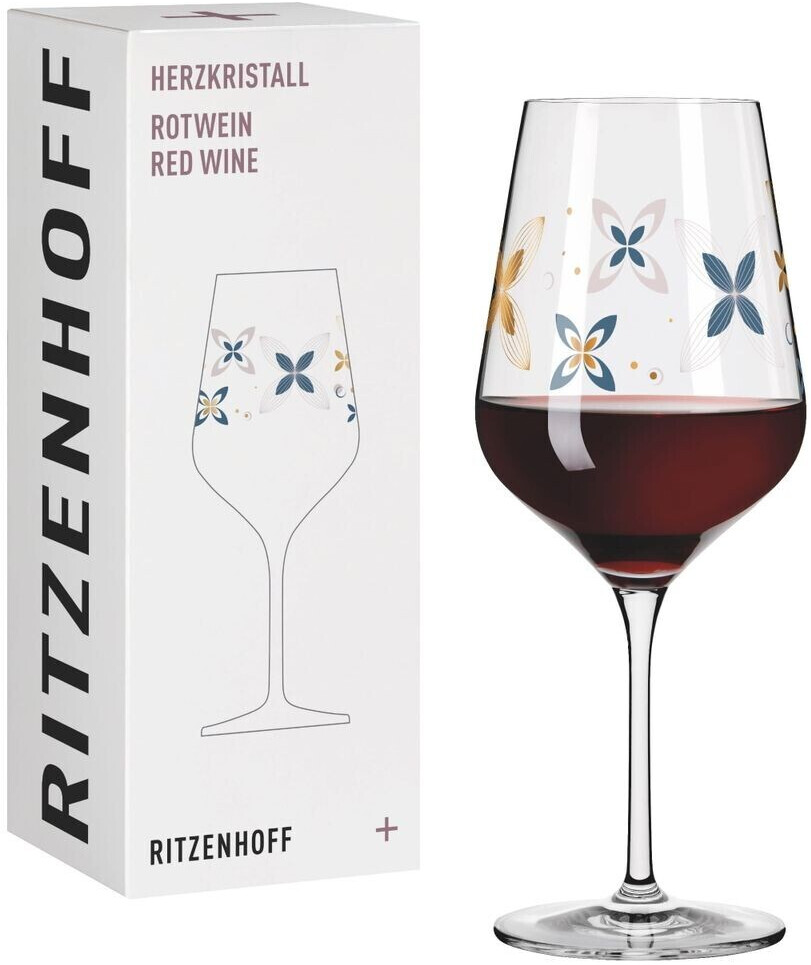 Ritzenhoff Heart Crystal Red Wine Glass #9 By Carolin Oliveira