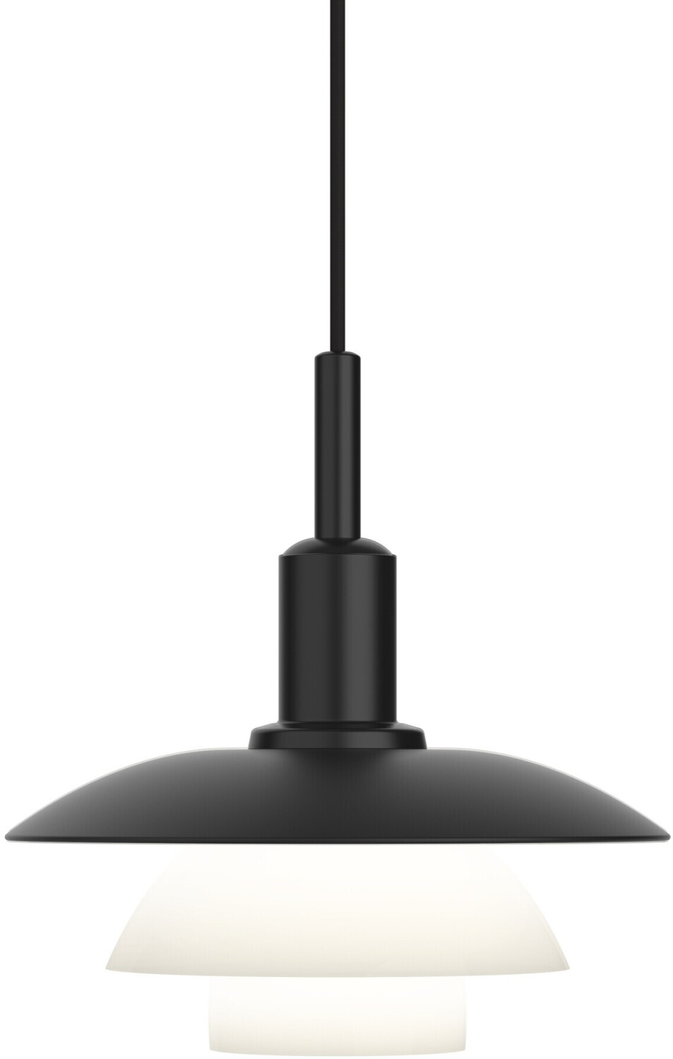 Louis Poulsen PH 3/3 pendant light Black/Opal