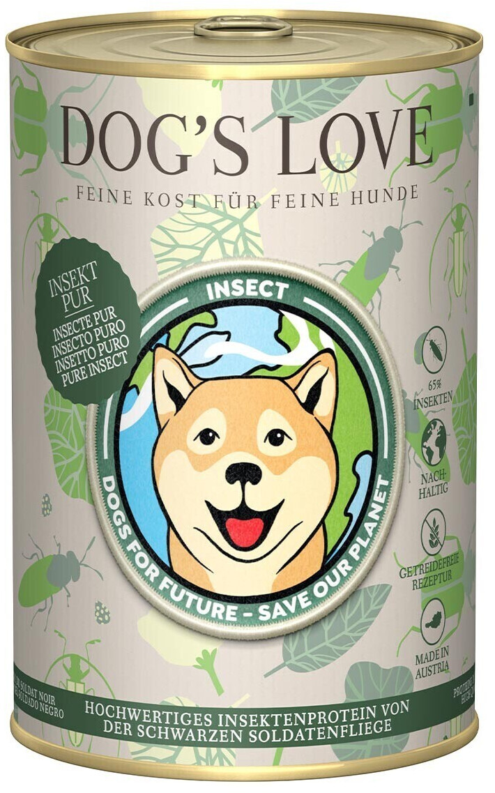Dog's Love Adult Insect Pur wet food 400g