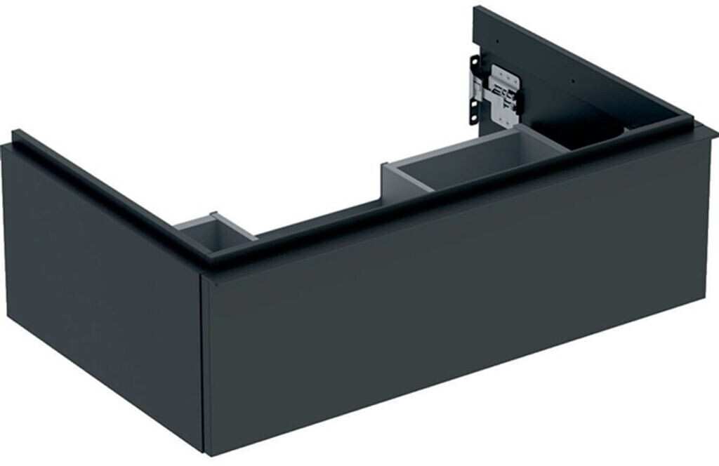 Geberit iCon vanity unit for washbasin with 1 drawer 74 x 24.7 x 47.6 cm lava powder-coated matt (502311JK1)
