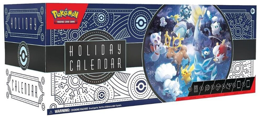 Jazwares Calendrier de l'Avent Pokémon cartes à collectionner 2023
