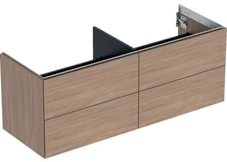 Geberit ONE vanity unit for washbasin with 4 drawers 133.2 x 50.4 x 47 cm oak (505266005)