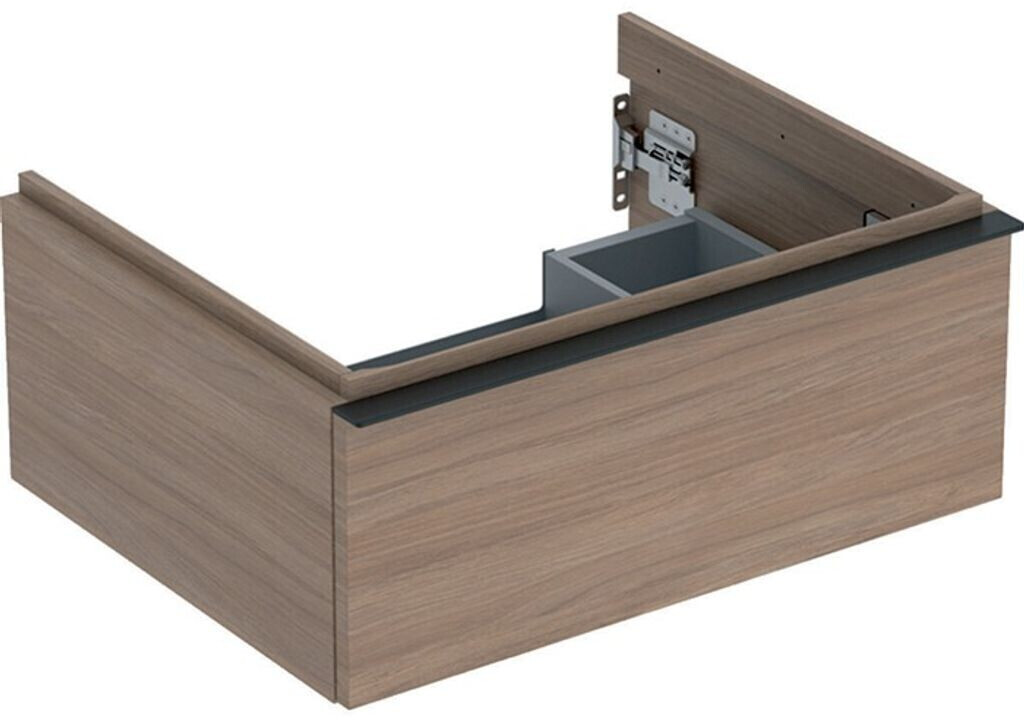 Geberit iCon vanity unit for washbasin with 1 drawer 59.2 x 24.7 x 47.6 cm oak lava powder-coated matt (502310JH1)
