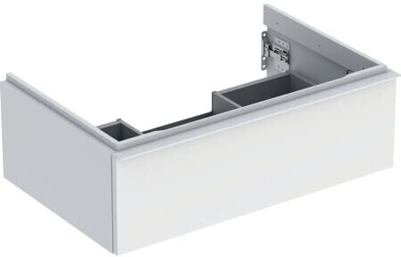 Geberit iCon vanity unit for washbasin with 1 drawer 74 x 24.7 x 47.6 cm white matt white powder-coated matt (502311013)