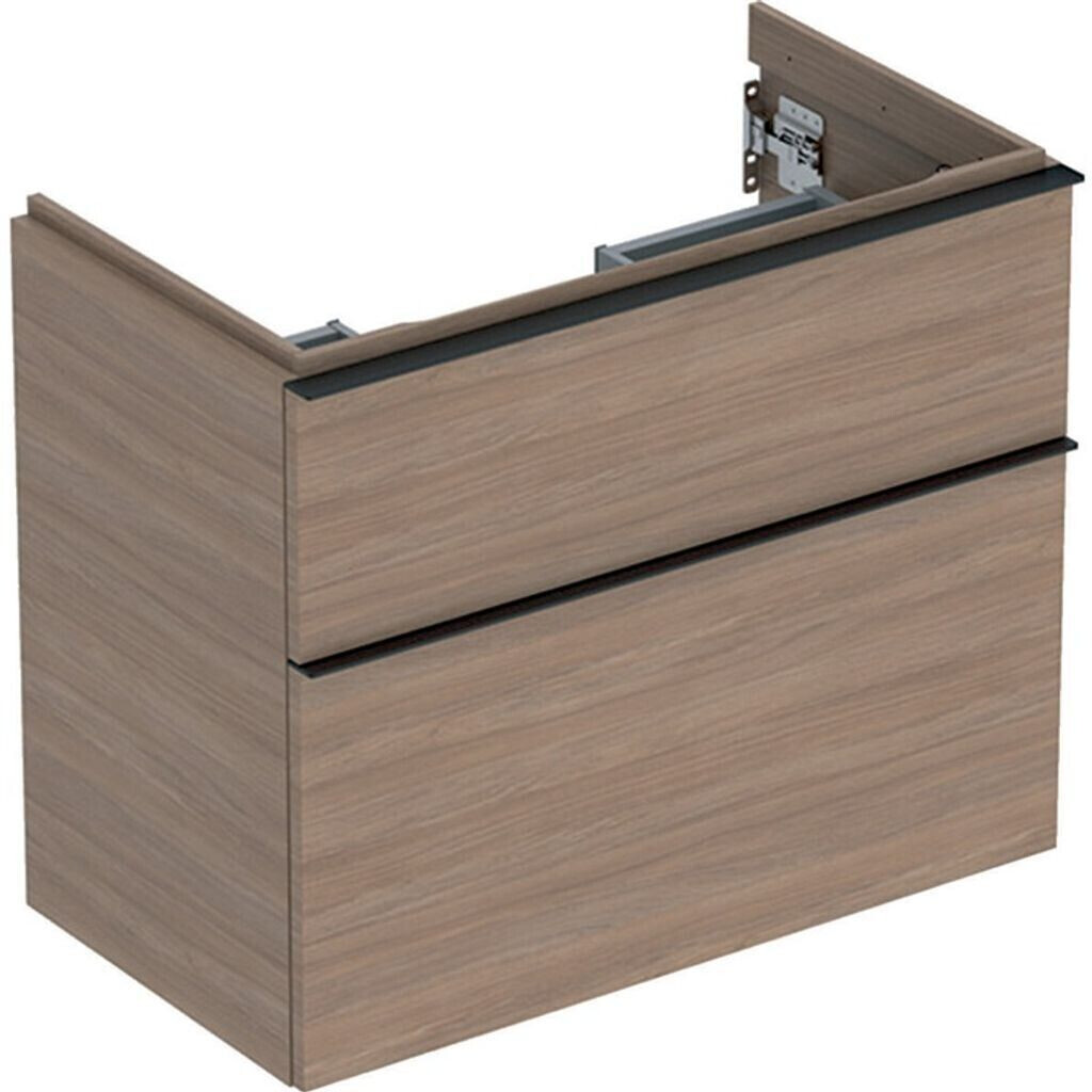 Geberit iCon vanity unit for washbasin with 2 drawers 74 x 61.5 x 416 cm oak lava powder-coated matt (502308JH1)