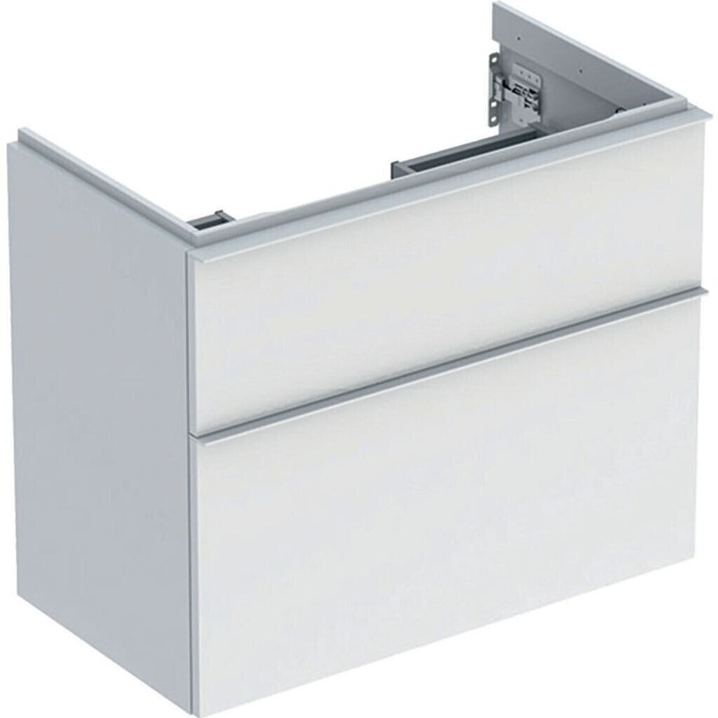 Geberit iCon vanity unit for washbasin with 2 drawers 74 x 61.5 x 416 cm white high gloss white (502308011)
