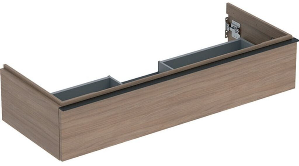 Geberit iCon vanity unit for washbasin with 1 drawer 118.4 x 24.7 x 47.6 cm oak lava powder-coated matt (502313JH1)