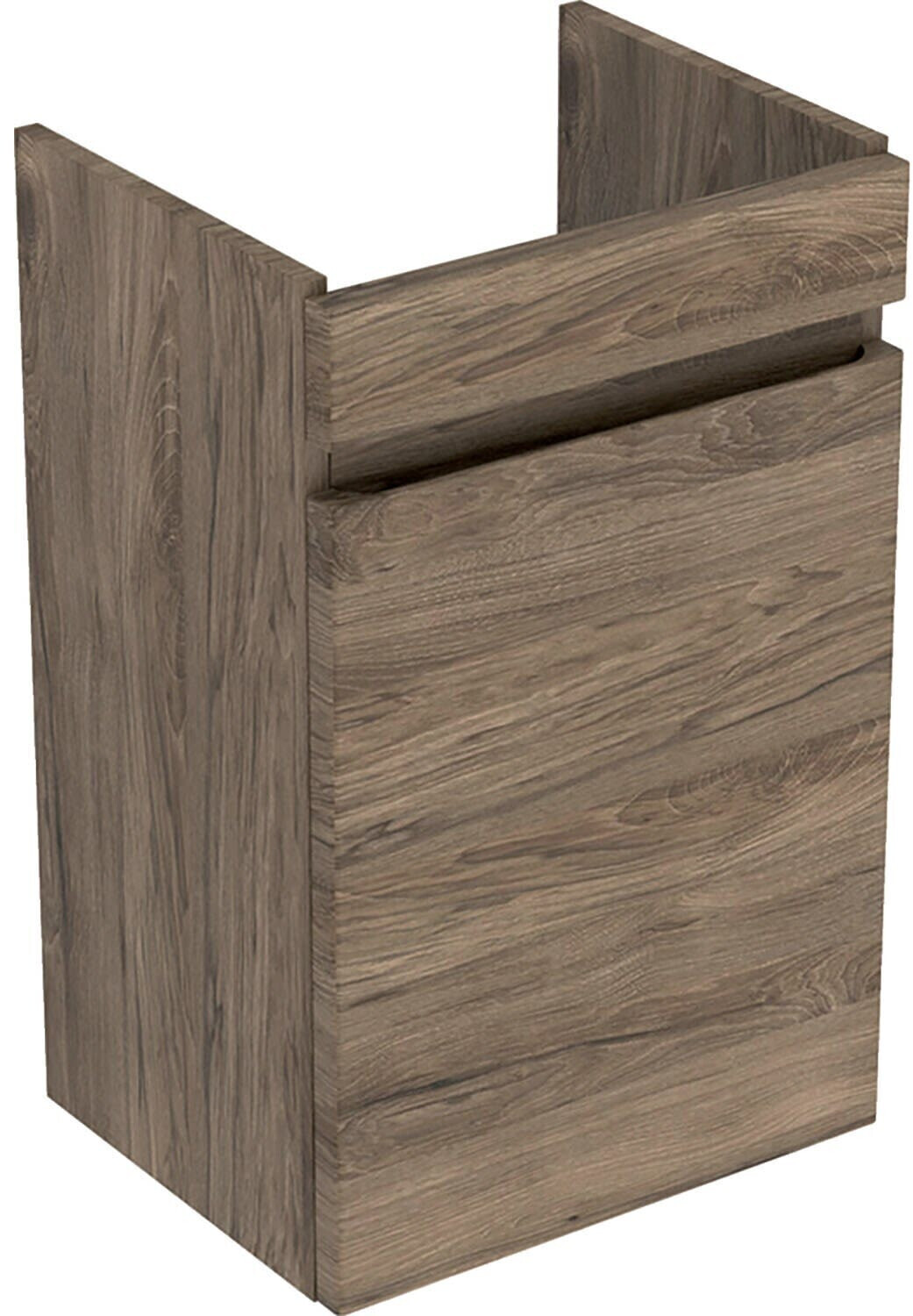 Geberit Renova Plan vanity unit for washbasin 1 door 385 x 660 x 310 cm hickory walnut 501902JR1)