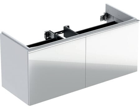 Geberit Acanto vanity unit for washbasin with 2 drawers 119 x 53.5 x 47.6 cm white lacquered high gloss / drawers white (50235512)