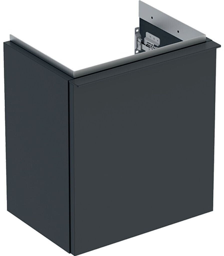 Geberit iCon vanity unit for washbasin with 1 door hinged left 37 x 41.5 x 27.9 cm lava powder-coated matt (502301JK1)