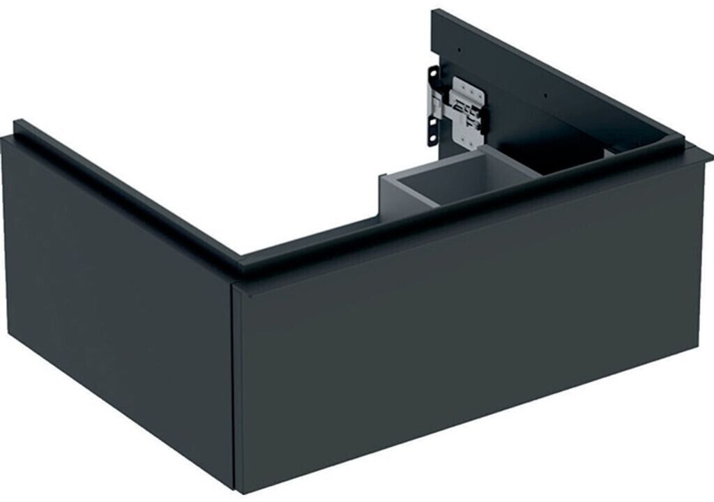 Geberit iCon vanity unit for washbasin with 1 drawer 59.2 x 24.7 x 47.6 cm lava powder-coated matt (502310JK1)