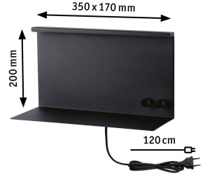 Paulmann LED Wandleuchte Jarina Schwarz-matt 4,5W 400lm schwarz ab 85,30 €  | Preisvergleich bei