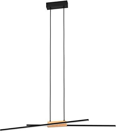 Eglo LED Stehleuchte Panagria Schwarz/Natur-hell 2x12W 2880lm schwarz ab  150,98 € | Preisvergleich bei