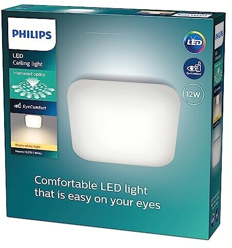Philips LED Deckenleuchte € weiß Mauve Weiß 18,84 ab | 12W 1200lm bei Preisvergleich