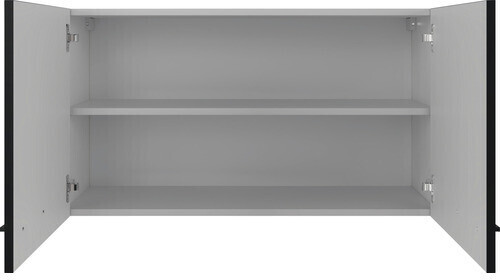 Flex-Well Hängeschrank Preisvergleich bei 89,00 Front x 32 x cm € Capri 100 | wildeiche schwarz matt 54,8 Korpus ab