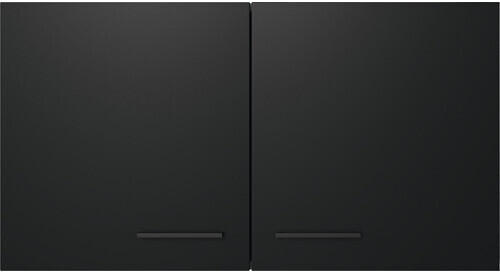 Flex-Well Hängeschrank Capri 100 x 32 x 54,8 cm Front schwarz matt Korpus  wildeiche ab 89,00 € | Preisvergleich bei