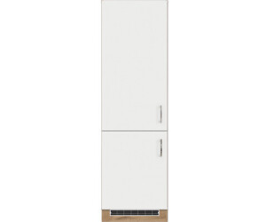Held Möbel Kühlumbauschrank für 178er Einbaukühlschrank Sorrento 60 x 60 x  200 cm Frontfarbe weiß matt Korpusfarbe eiche hell ab 359,00 € |  Preisvergleich bei