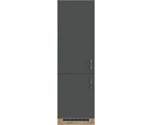 Held Möbel Kühlumbauschrank für 178er Einbaukühlschrank Sorrento 60 x 60 x  200 cm Frontfarbe anthrazit matt Korpusfarbe eiche hell ab 359,00 € |  Preisvergleich bei