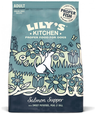 Photos - Dog Food Lilys Kitchen Lily's Kitchen Lily's Kitchen Organic Salmon Supper Dry  7kg 
