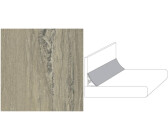 Flexible Zierleisten für Wandkanten, Arbeitsplatten, 1,3 cm Dick, Silber, 2  cm x 5 Meter : : Baumarkt