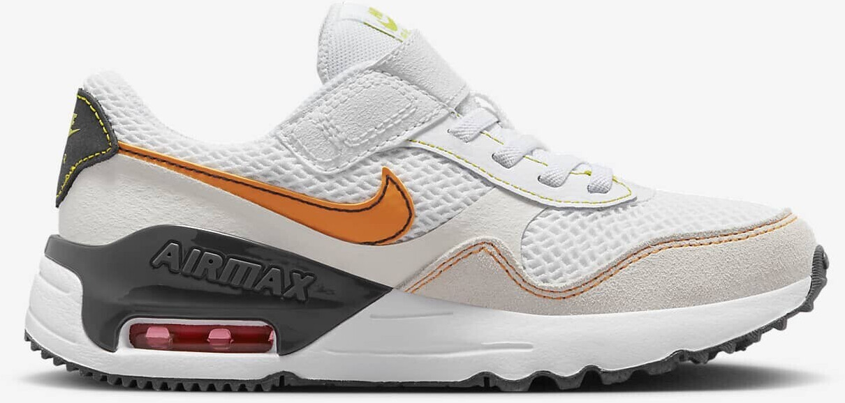 Nike Air Max System DQ0285 109 white sail gridiron vivid orange ab 60 00 Preisvergleich bei idealo